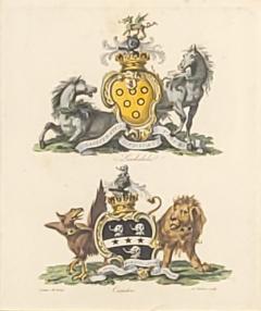 Armorial Print England 19th century - 3281271