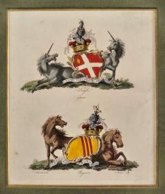 Armorial Print England 19th century - 3699380