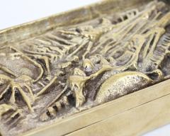 Arnaldo Pomodoro Arnoldo Pomodoro Cast Sculptural Bronze Box Sculpture - 4150786