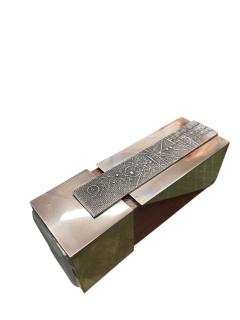 Arnaldo Pomodoro Nice clock and box attributed to Arnaldo Pomodoro - 4419880