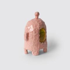 Arnauld Le Calv SMALL ALIENS glass and ceramic set of 3 small sculptures - 4715426