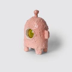 Arnauld Le Calv SMALL ALIENS glass and ceramic set of 3 small sculptures - 4715428
