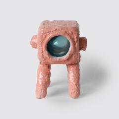 Arnauld Le Calv SMALL ALIENS glass and ceramic set of 3 small sculptures - 4715429