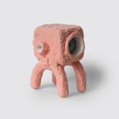 Arnauld Le Calv SMALL ALIENS glass and ceramic set of 3 small sculptures - 4715432