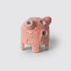 Arnauld Le Calv SMALL ALIENS glass and ceramic set of 3 small sculptures - 4715434