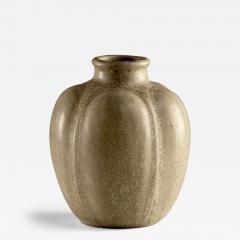 Arne Bang Stoneware Model 148 Vase by Arne Bang Denmark 1930s - 4640560