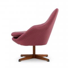 Arne Dahl n Dahl ns Dalum Mid Century Swedish Teak Swivel Chairs Pair - 4319735