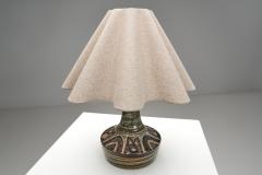 Arne Finne Nielsen Pair of Model 3076 2 Glazed Table Lamps by Arne Nielsen Denmark ca 1960s - 4785086