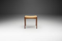 Arne Hovmand Olsen Arne Hovmand Olsen Teak and Paper Cord Stool Denmark 1950s - 2171766