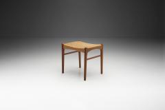 Arne Hovmand Olsen Arne Hovmand Olsen Teak and Paper Cord Stool Denmark 1950s - 2171767