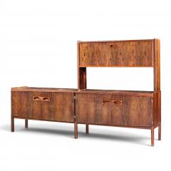 Arne Hovmand Olsen Arne Hovmand Olsen for Mogens Kold M belfabrik Danish Rosewood Credenza Hutch - 4636483