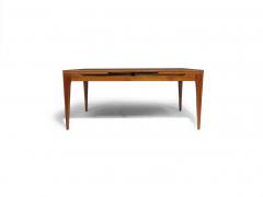 Arne Hovmand Olsen Danish Arne Hovmand Olsen Large Teak Dining Table with Leaves 6 10 Guests - 4057745