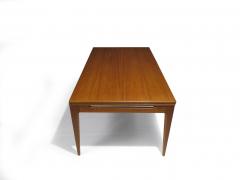 Arne Hovmand Olsen Danish Arne Hovmand Olsen Large Teak Dining Table with Leaves 6 10 Guests - 4057755