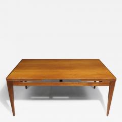 Arne Hovmand Olsen Danish Arne Hovmand Olsen Large Teak Dining Table with Leaves 6 10 Guests - 4060913