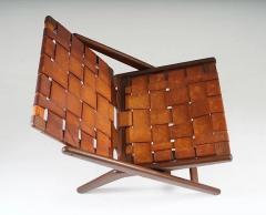 Arne Hovmand Olsen Danish Easy Chair by Arne Hovmand Olsen in Leather and Walnut - 2277430