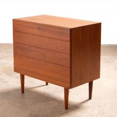 Arne Hovmand Olsen Danish Modern Nightstands by Arne Hovmand Olsen 4 Drawer Cabinets in Teak - 3373866