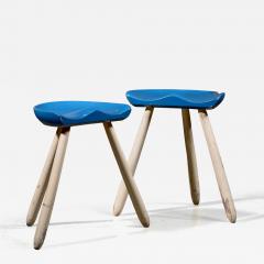 Arne Hovmand Olsen Pair of Arne Hovmand Olsen tripod stools - 4235731