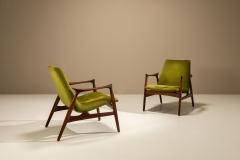 Arne Hovmand Olsen Set of Two Lounge Chairs by Arne Hovmand Olsen Denmark 1960s - 4588925
