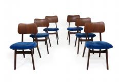 Arne Hovmand Olsen Six Arne Hovmand Olsen Walnut and Teak Dining Chairs 30 available - 2950912