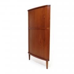 Arne Hovmand Olsen Tambour Door Corner Cabinet - 2655462