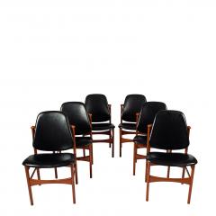 Arne Hovmand Olsen Teak six dining chairs Arne Hovman Olsen - 1268542