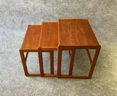 Arne Hovmand Olsen Vintage Danish Trio Teak Nesting Tables Attributed to Arne Hovmand Olsen - 2618042