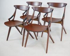 Arne Hovmand Olson Rare Scandinavian Modern Teak Dining Chair by Arne Hovmand Olson - 4174240