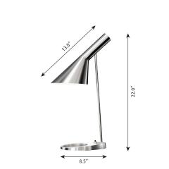 Arne Jacobsen Arne Jacobsen AJ Table Lamp in Stainless Steel for Louis Poulsen - 1436309