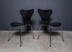 Arne Jacobsen Arne Jacobsen Black Series 7 Chair Fritz Hansen Denmark - 2288633