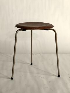 Arne Jacobsen Arne Jacobsen Dot Stool early edition Teak with brass fasteners AJ3170 - 3976755