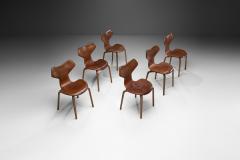 Arne Jacobsen Arne Jacobsen Grand Prix Chairs for Fritz Hansen Denmark 1950s - 2172108