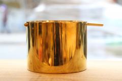 Arne Jacobsen Arne Jacobsen Large Cylinda line Brass Ashtray - 2927252