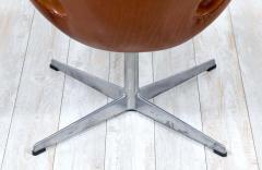 Arne Jacobsen Arne Jacobsen Leather Swan Chairs for Fritz Hansen - 2415793