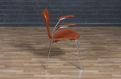 Arne Jacobsen Arne Jacobsen Series 7 Teak Desk Chair for Fritz Hansen - 4264192