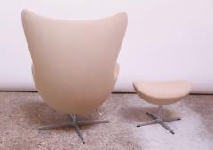 Arne Jacobsen Arne Jacobsen for Fritz Hansen Egg Chair and Ottoman Distributed by Knoll - 1689206