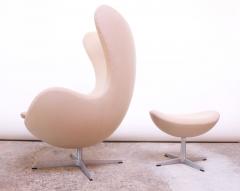 Arne Jacobsen Arne Jacobsen for Fritz Hansen Egg Chair and Ottoman Distributed by Knoll - 1689209