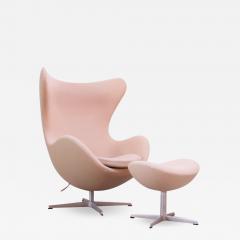 Arne Jacobsen Arne Jacobsen for Fritz Hansen Egg Chair and Ottoman Distributed by Knoll - 1693203