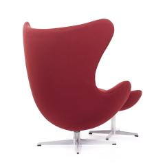 Arne Jacobsen Arne Jacobsen for Fritz Hansen Mid Century Egg Chair and Ottoman - 3839779
