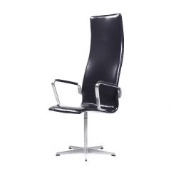 Arne Jacobsen Arne Jacobsen for Fritz Hansen Oxford Mid Century Highback Swivel Chair - 3839762