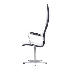 Arne Jacobsen Arne Jacobsen for Fritz Hansen Oxford Mid Century Highback Swivel Chair - 3839764