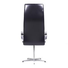 Arne Jacobsen Arne Jacobsen for Fritz Hansen Oxford Mid Century Highback Swivel Chair - 3839767