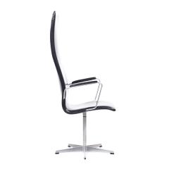 Arne Jacobsen Arne Jacobsen for Fritz Hansen Oxford Mid Century Highback Swivel Chair - 3839769