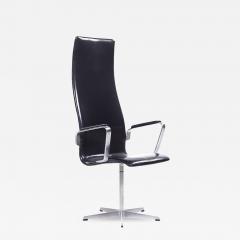 Arne Jacobsen Arne Jacobsen for Fritz Hansen Oxford Mid Century Highback Swivel Chair - 3848684