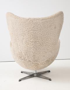 Arne Jacobsen Arne Jacobson Vintage Egg Chair in Shearling for Fritz Hansen - 3936678