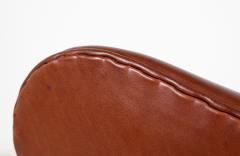 Arne Jacobsen Danish Modern Cognac Leather Egg Chair by Arne Jacobsen for Fritz Hansen - 3245324
