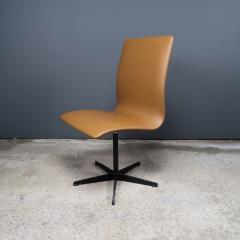 Arne Jacobsen Early Arne Jacobsen Oxford Chair in Cognac Leather Fritz Hansen c1970 - 2141772