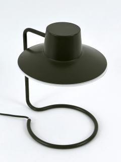 Arne Jacobsen Early Dark Brown Oxford Table Lamp by Arne Jacobsen for Louis Poulsen 1960s - 4591331