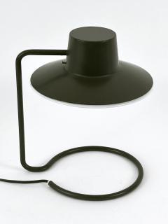 Arne Jacobsen Early Dark Brown Oxford Table Lamp by Arne Jacobsen for Louis Poulsen 1960s - 4591332