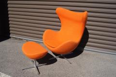 Arne Jacobsen Egg Chair and Ottoman by Arne Jacobsen for Fritz Hansen - 1913765