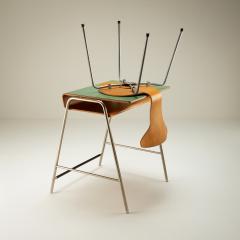 Arne Jacobsen Munkegaard School Desk and Mosquito Chair by Arne Jacobsen Denmark 1950s - 2273396
